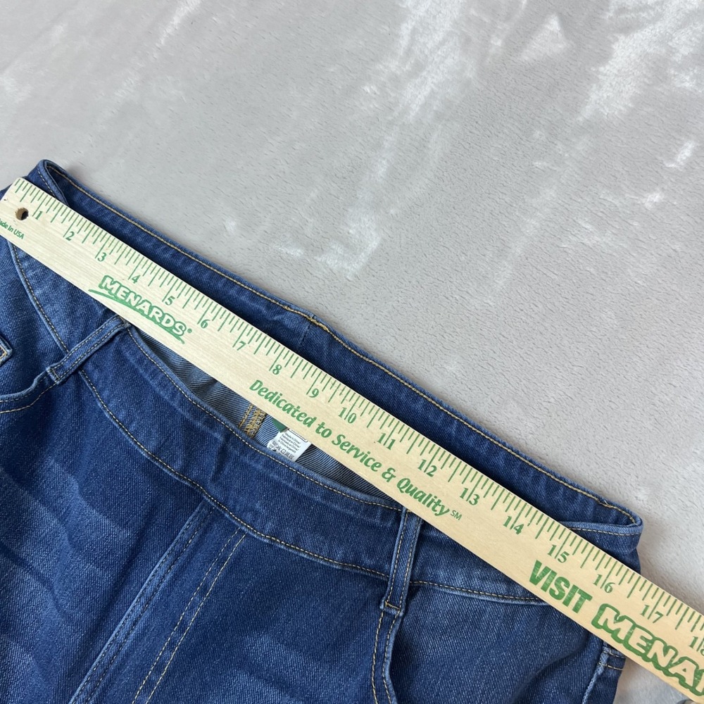 Halara Jeans Womens XL Flex High Waisted Pockets Straight Leg Stretch Comfort - Picture 6 of 11